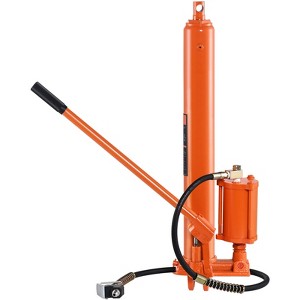 VEVOR Hydraulic Long Ram Jack, 8 Ton Engine Hoist Cylinder with Air Pump and Single Piston Pump, Hydraulic Ram Cylinder Clevis Base - 1 of 4