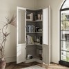 FUFU&GAGA Grey Modular Combination Decorative Cabinet, Any combination can be assembled, Frosted Glass Door, Create Elegant Home Space - 2 of 4