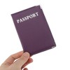Unique Bargains Metallic Edge Passport Holder 1 Pc - 3 of 4