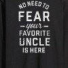 Men's - Instant Message - Your Favorite Uncle Is Here Long Sleeve Graphic T-Shirt - 2 of 4