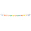 Meri Meri Happy Birthday Fabric Garland (Pack of 1). Garland length is 7.5'. Measures 11' including excess cord. - 2 of 4