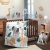 Lambs & Ivy Jungle Friends 100% Cotton Safari Animals Baby Fitted Crib Sheet - 4 of 4