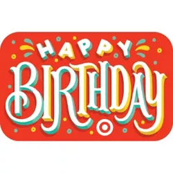 Birthday Type Target GiftCard $200