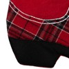 Northlight 18.5" Country Rustic Red and Black Plaid Cowboy Boot Christmas Stocking - 4 of 4