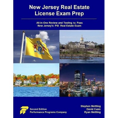 New Jersey Real Estate License Exam Prep - by  David Cusic & Ryan Mettling & Stephen Mettling (Paperback)