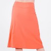 Calypsa Women's Below The Knee Swim Skirt With Capri Leggings - 3 of 4