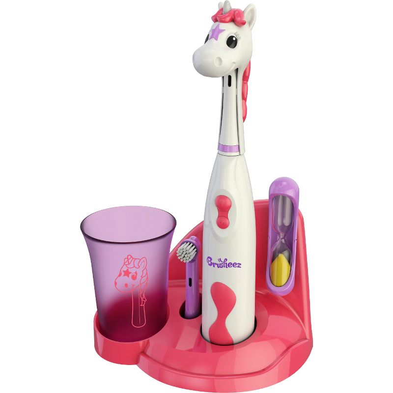 Brusheez Sparkle the Unicorn Kid&#39;s Electric Toothbrush Set, 3 of 9