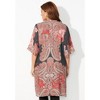 Catherines Women's Plus Size Luxe Georgette Long Duster - 3 of 4