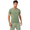 Anna-Kaci Active Men's Lightweight Crew Neck Short Sleeve Active T-Shirt with Breathable Stretch Fabric for Sports and Training - 3 of 4