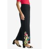 Jessica London Women's Plus Size Stretch Knit Wide Leg Pant - 4 of 4