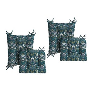 ARDEN Plush Indoor/Outdoor Rocking Chair Cushion Set - 1 of 1