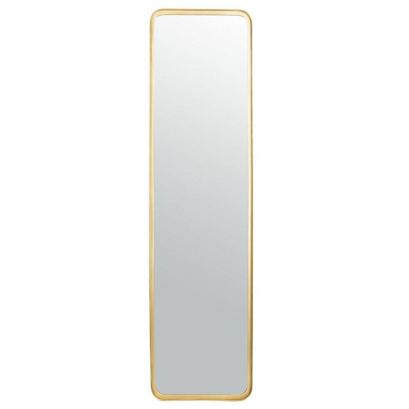 Lerna Mirror - Brushed Brass - Safavieh., 1 of 6