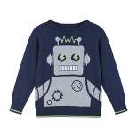 Andy & Evan Kids Graphic Sweaters in Blue, Size 6