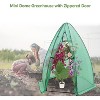 54"X54"x71" Outdoor Greenhouse, Heavy-Duty PE Cover & Metal Frame, Zippered Door with Mesh Window for Plant Protection, Portable Garden House - 4 of 4