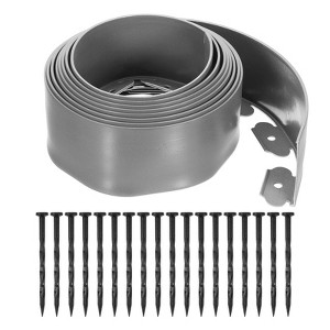 Unique Bargains Flexible Durable Maintenance-Free DIY Landscape Edging 1 Pc - 1 of 4