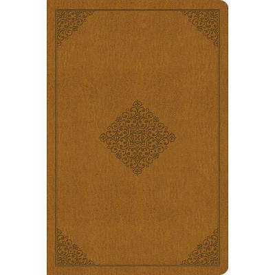 Value Compact Bible-ESV-Ornament Design - (Leather Bound)