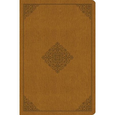 Value Compact Bible-ESV-Ornament Design - (Leather Bound)