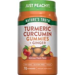 Nature's Truth Turmeric & Ginger Vegan Gummies - 70ct - 1 of 4