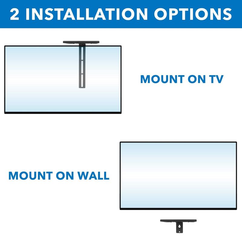 Mount-It! Floating TV Shelf for Wall Mounted TV | Streaming Devices, Speakers, and Cable | 6.6 Lbs. Weight Capacity, 4 of 9