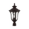 Livex Lighting Oxford 3 - Light Post Light in  Bronze - 3 of 4