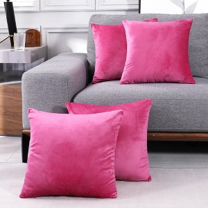 Deconovo Holland Velvet Cushion Covers Decorative Pillow Cases Set of 4 - 1 of 4
