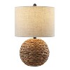 JONATHAN Y Camilo 21.5" Modern Coastal Woven Rattan Globe LED Table Lamp - 2 of 4