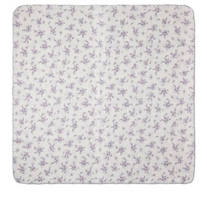 MiniMoi Baby Girls "Abigail" Cotton Swaddle Blanket Lavender One Size - 1 of 4