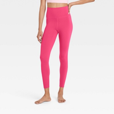 Women's Everyday Soft Ultra High-Rise 7/8 Pocketed Leggings - All In Motion™ Berry Pink