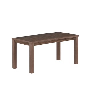 NicBex Dining Table 63" Solid Wood Rectangular Dining Table for 6 with Wood Legs for Dining room - 1 of 4