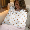 Sweet Jojo Designs Boy, Girl, Unisex/Gender Neutral 5-in-1 Multi Use Baby Nursing Cover Boho Sun Orange and White - 2 of 4