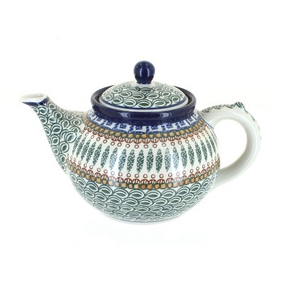 Blue Rose Polish Pottery 60 Ceramika Artystyczna Medium Teapot