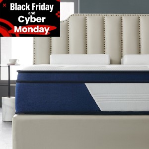 10” Individually Pocketed Multi-Zone Stabilized Support Hybrid Mattress - 1 of 4