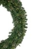 Northlight Pre-Lit Kingston Cashmere Pine Commercial Artificial Christmas Wreath - 60" - LED Warm White - 3 of 4