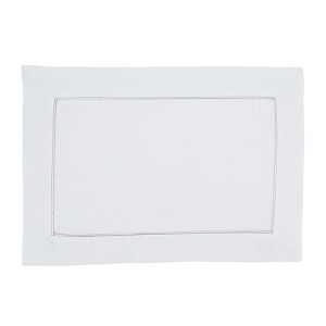 Saro Lifestyle Shimmering Placemat with Piping Detail (Set of 4) - 1 of 4