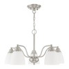 Livex Lighting Somerville 5 - Light Chandelier in  Brushed Nickel - 3 of 4