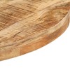 vidaXL Bistro Table Round Ã˜27.6"x29.5" Rough Mango Wood - 4 of 4