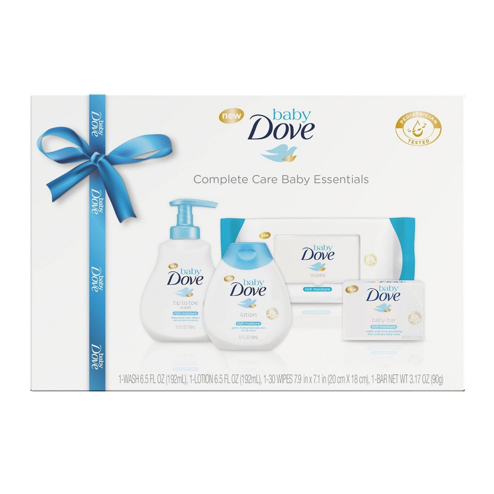 UPC 011111716834 product image for Baby Dove Rich Moisture Complete Care Baby Essentials Gift Set | upcitemdb.com