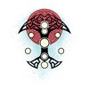 Girl's Marvel: Thor: Love and Thunder Nine Realms Geometric Costume T-Shirt - 2 of 4