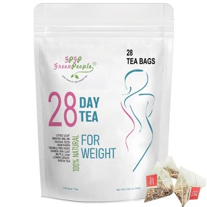GPGP GreenPeople Herbal Slimming Tea, Caffeine Free, 28 Tea Bags, 2.96 oz (84 g) - 1 of 4