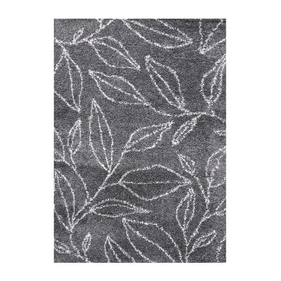 Nature Leaf Shag Polypropylene Indoor Area Rug or Runner by Blue Nile Mills