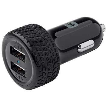 C2G Smart USB Car Charger - Car power adapter - 2.4 A (USB) - black