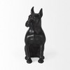 HomeRoots 9" Black Resin Bull Dog Tabletop Sculpture - 4 of 4