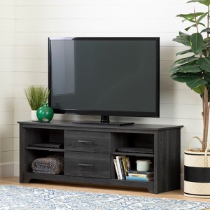 HomeStock TV Stand with Drawers for TVs up to 60", Gray Oak - 1 of 4