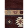 Rizzy Home Alora Decor Ryder Southwest Medallion Rectangle Area Rug Burgundy - 4 of 4