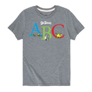 Boys' - Dr. Seuss - ABC Book Characters Short Sleeve Graphic T-Shirt - 1 of 4