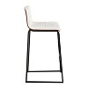 TOAOTBNBOB Upholstered Barstool with Fixed-Height, Contemporary Bar Stools Set of 2, Industrial Bar Chair for Kitchen Island - 3 of 4