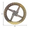 Slickblue Celtic Metal Wall Art – 12" Round Hanging Decor in 8 Irish Designs & 4 Finish Options for Home - 4 of 4