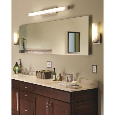 LBL Lighting PW5497OPSCPL13 White Linear Single Light Fluorescent Wall Sconce for sale online 