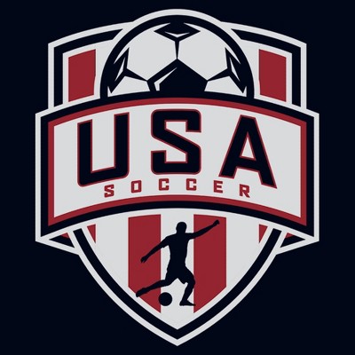 LOST GODS Girls Lost Gods USA Soccer Shield Silhouette T Shirt - Navy Blue - Medium — фото 2