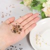 Unique Bargains Loose Metal Clamp Ends Tiny Round Crimp Beads for Bracelet DIY 200 Pcs - 4 of 4